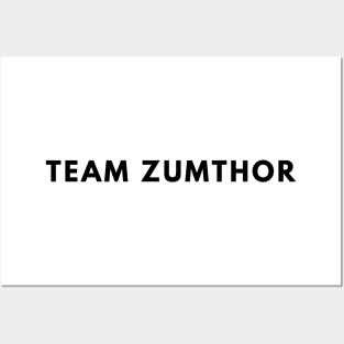 Team Zumthor Architecture Student Posters and Art